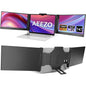 AEEZO 14" 1080P IPS Laptop Screen Extender | 280° Rotatable Portable Monitor, Plug & Play, Fits 13-17.3" Laptops, Compatible with Windows/Mac/Android/Chrome(Type-C/USB Interfaces, Requires DP)