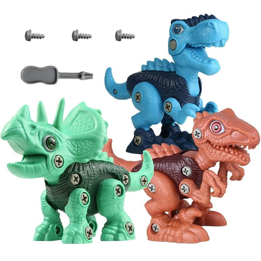 Ambrose Toy for 4 5 6 7 Year Old Boys Take Apart Dinosaur Toys for Kids Building Toy Set Construction Engineering Play Kit STEM Learning for Boys Girls Age 3 4 5 Year Old