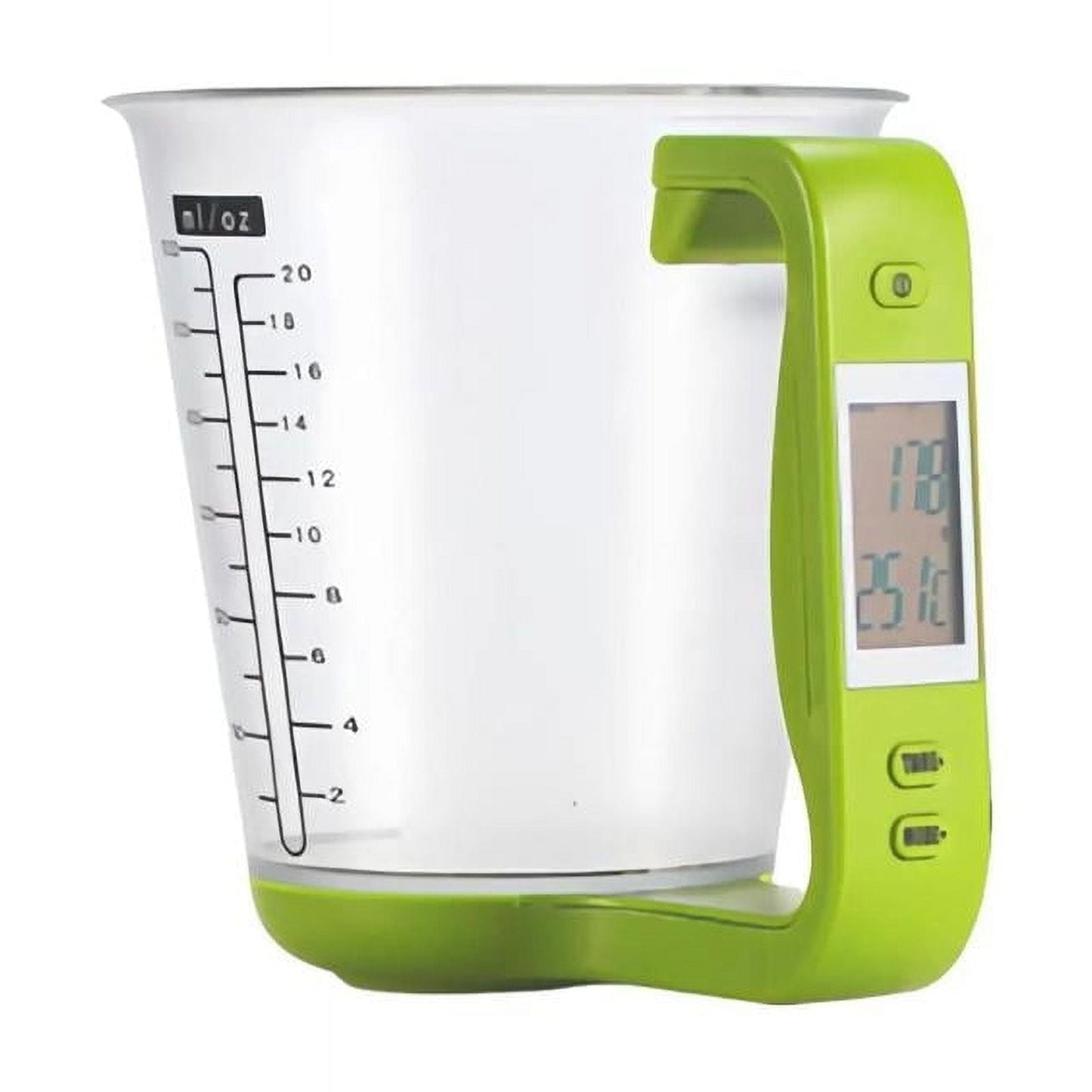 Digital Kitchen Measuring Cup Scale with LCD Display, High-Precision Strain Gauge Sensor Detachable Design, 500-1,000 ml, Kitchen Scale