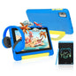 7-inch Kids Learning Tablet Bundle - 8GB RAM + 64GB ROM (Expandable to 128GB) | Parental Control, Pre-Installed Kids Software, Dual Camera | Includes Headphones, Stylus & Bag - Blue