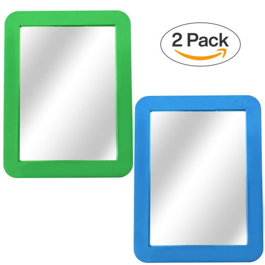 Magnetic Mirror - Locker Mirror PHD - 5 x 7" - for Workshop Toolbox or Office Cabinet