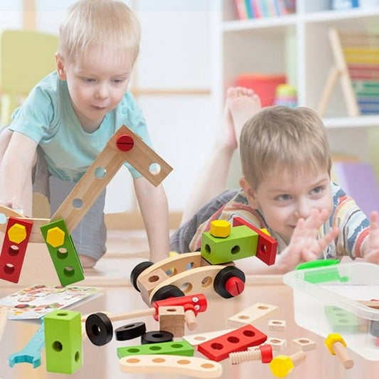 &nbsp;Generation Constructables Wooden STEM Building Block Playset